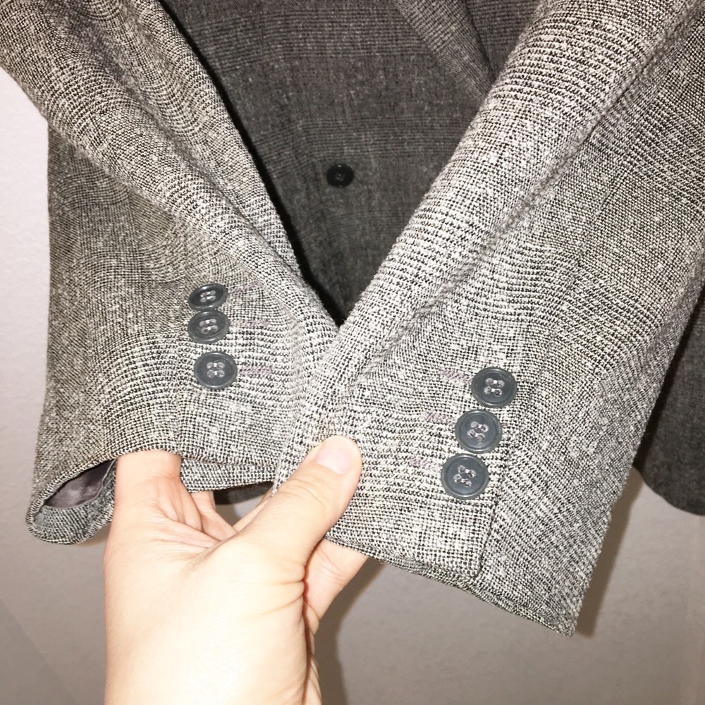 ARMANI Vintage Grey Oversized (Men’s)Blazer SZ: L - Picture 5 of 8
